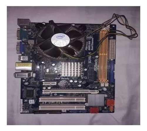 Combo Tarjeta Madre G31ms + Procesador Egb Ram ($60)