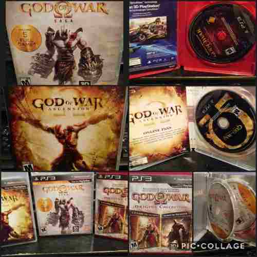 Gow Ps3 Colección Completa Kratos 6 Juegos Fisico Oferta