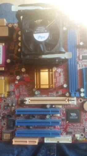 Placa Madre U-d Y Procesador Pentium 4 (25american)