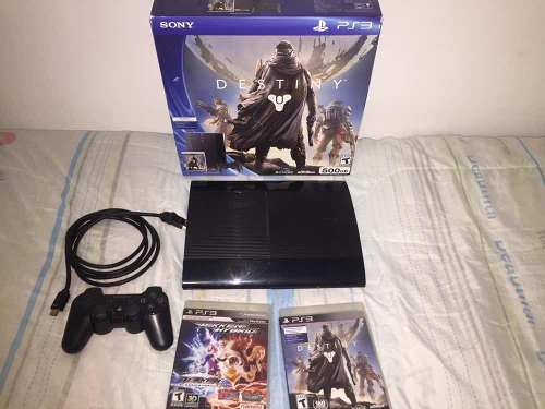 Ps3 Super Slim Poco Uso 500gb Con Juegos