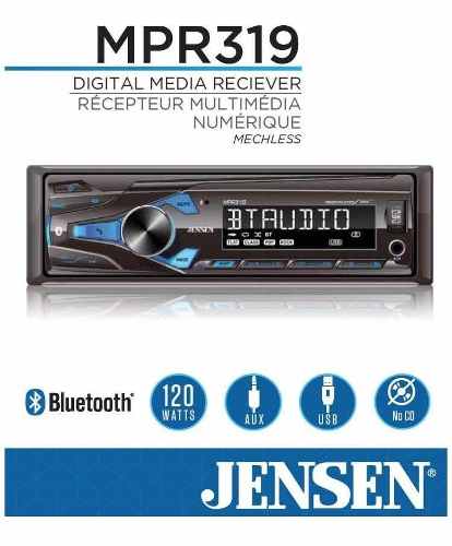 Reproductor Bluetooth Carro Jensen Mpr319