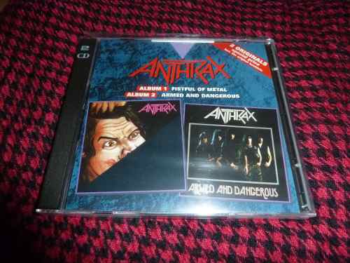 Anthrax Fistful Of Metal Y Armed And Dangerous Cd Doble