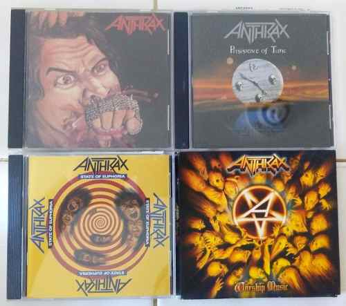 Cds Discos Rock Metal Anthrax Sepultura Metallica Deftones