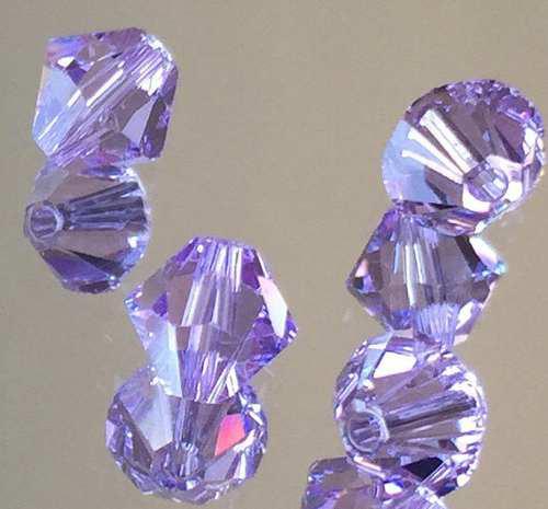 Cristal Swarovski 4 Mm (50 Unidades) Lavanda. Bisuteria