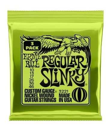 Cuerdas Guitarra Electrica Ernie Ball Regular Slinky 