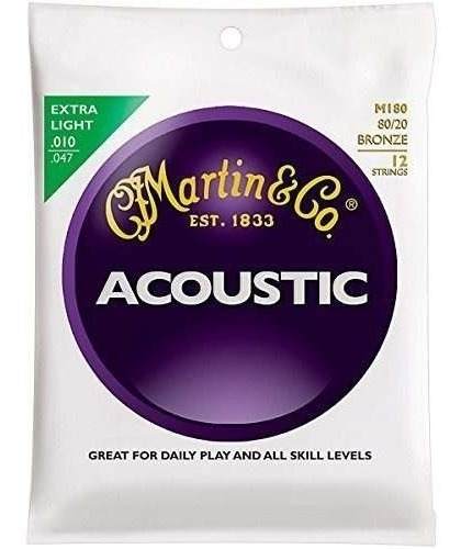 Cuerdas Martin & Co. E.light  Guitarra 12 Cuerdas