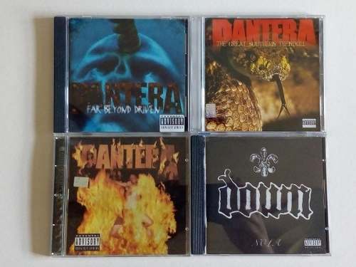 Discos Rock Metal Pantera Slayer Ministry Fear Factory Down
