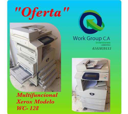Fotocopiadora Xerox Work Centre M-128 Cómo Nueva !