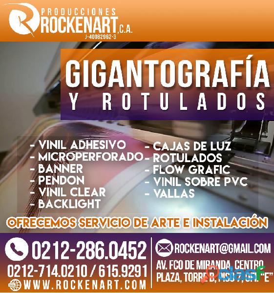 Gigatografia y Rotulados