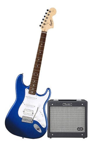 Guitarra Electrica Fender Squier Con Accesorios Amplificador
