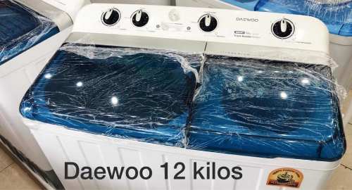 Lavadora Daewoo Semiautomática De 12kg Doble Tina