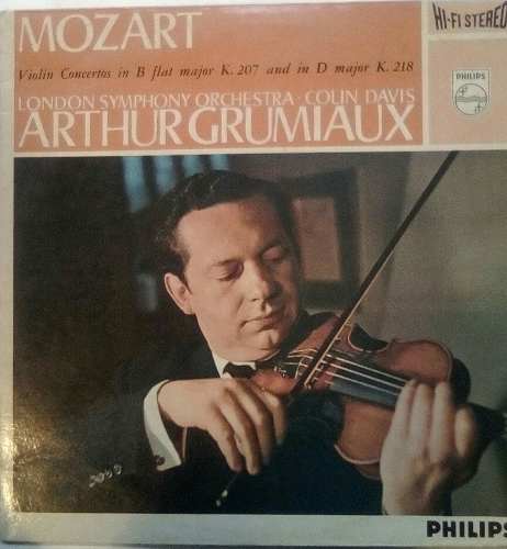 Lp Mozart Violin Concertos London Symphony Orchestra Import