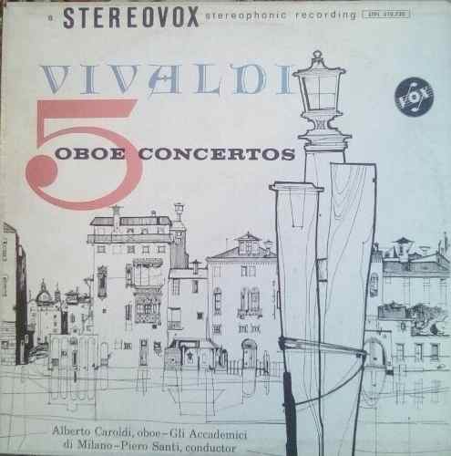 Lp Vivaldi 5 Oboe Concertos By Caroldi & Santi Importado