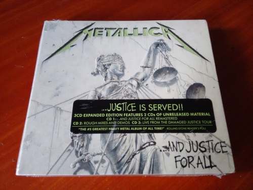 Metallica And Justice For All 3cd Expanded Ed. Remastered