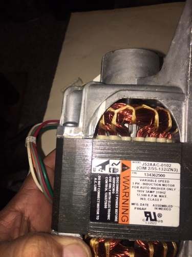 Motor De Lavadora Frigidaire Electrolux Affinity J52aac-