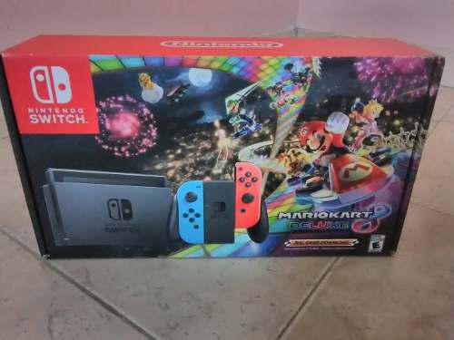 Nintendo Switch Edición Mario Kart 8 Deluxe Físico