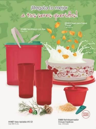 Servifresco Vaso Apilable 3 Bowl Para Cereal Tupperware