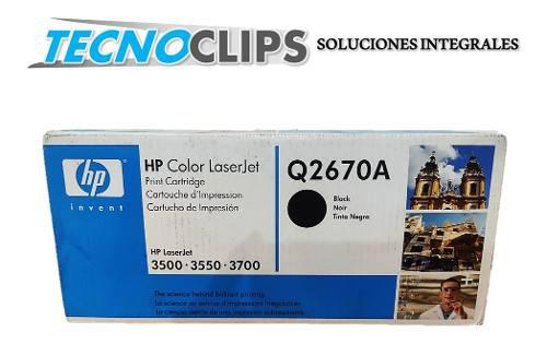 Toner Hp Original 308a Q2670a 3500 3550 3700 Negro