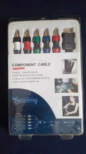 Cable Componente Alta Calidad De Imagen Para Ps2 Y Ps3 Nuevo