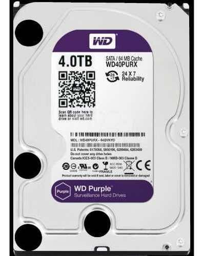 Disco Duro Western Digital 4tb Purple Sata 3.5