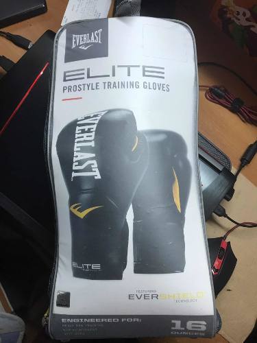 Guantes Box Everlast Elite Pro-training 16 Onzas Originales