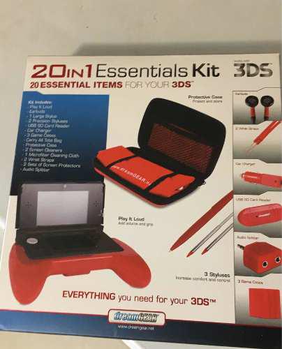 Kit De 20 Piezas Para Nintendo 3 Ds