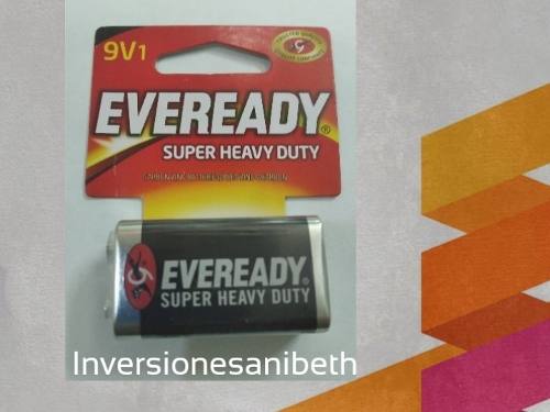 Pilas 9v Eveready Heavy Duty