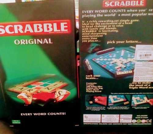 Scrabble Juego De Mesa Familiar Nuevo Juguete