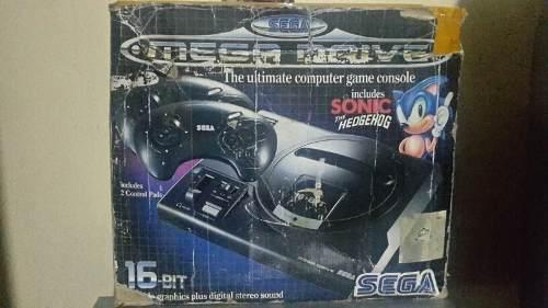 Sega Mega Drive Pal-g, Caja, 2 Controles, Cables Y 1 Juego