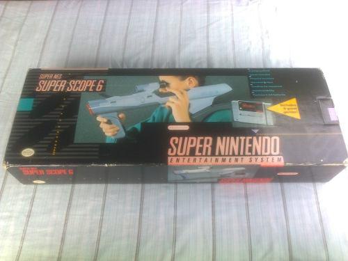 Super Scope 6 (gun) En Caja,super Nintendo