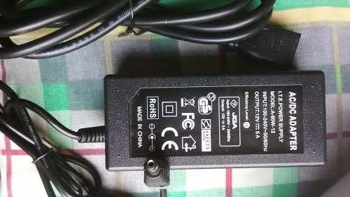 Transformador 12v 5amp Fuente Camaras Punto De Venta