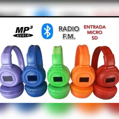 Audífonos Inalambricos Mp3 Bluetooth, Somos Tienda Física