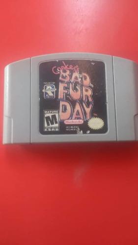 Conker Bad Fur Day Nintendo 64 Pieza Rara Y Coleccionable
