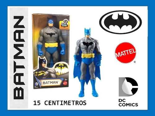 Figura De Acción Muñeco Batman Mattel 100% Original 15 Cms