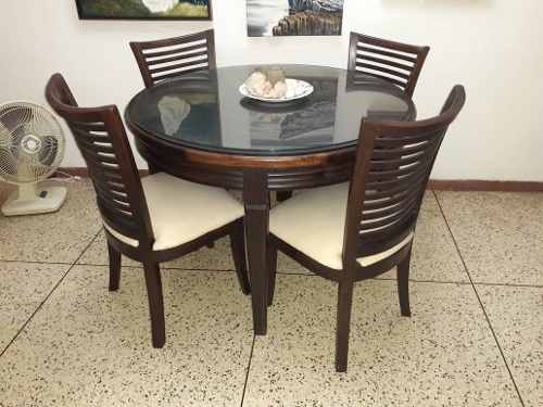 Mesa Comedor Madera Redonda Circular