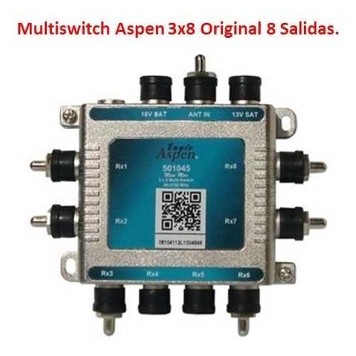 Multiswitch Directv Marca Aspen 3x8 Original 8 Salidas