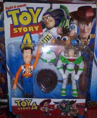 Set Woody Y Buzz Lightyear Muñecos Toy Story 4 Juguete