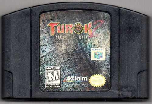 Turok Seeds Of Evil 2 Nintendo 64 Juego Original Usado Qq4