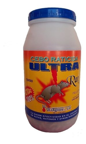 Ultra Rat Cebo Rodenticida De 500 Gramos