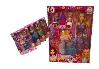 Barbie Con 2 Mini Barbie Y Accesorios