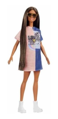 Barbie Fashionista Cuerpo Original Color-block Dress