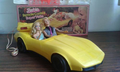 Carro Supervette Barbie Mattel Control Remoto