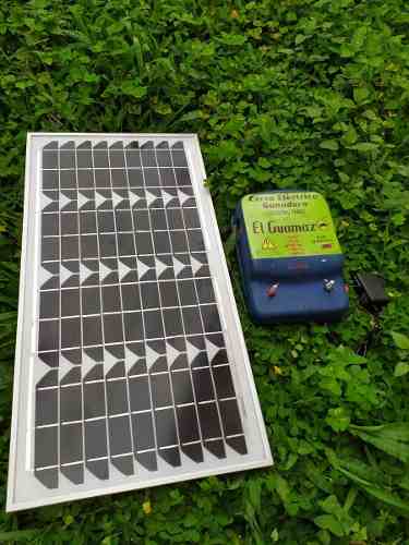 Cerco Eléctrico Ganadero Dual Kit A Panel Solar Cargador