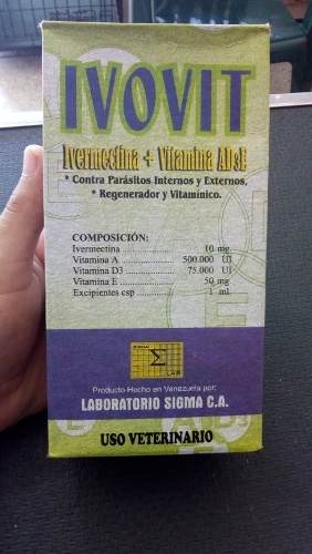 Ivovit Ad3 X 500ml Ivermectina Con Vitaminas Uso Veterinario