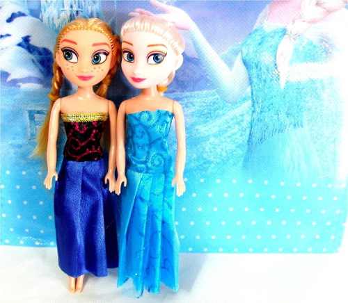 Muñeca Frozen Elsa Y Ana Juguetes Niña Barbie Oferta