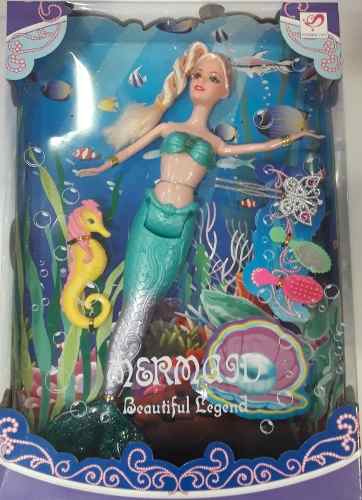 Muñeca Para Niñas Barbie Sirena. C