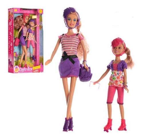 Muñeca Tipo Barbie Defa Lucy Patina Con Mi Hermana Cod.