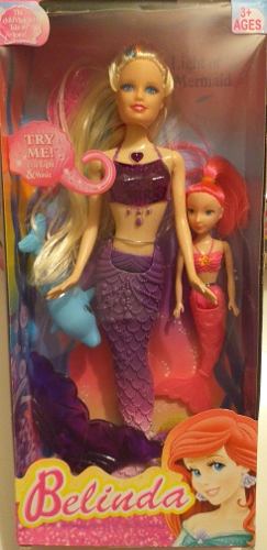 Muñecas Barbie Sirena Con Luz Y Sonido.