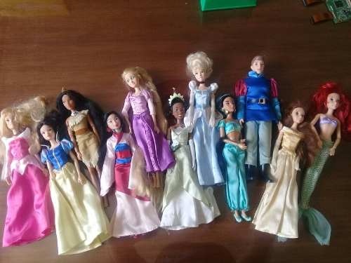 Muñecas Princesas De Disney 100verdes