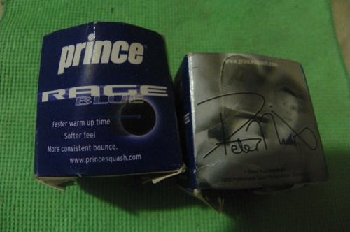 Pelota Squash-fronton Marca Prince Punto Azul-range Blue